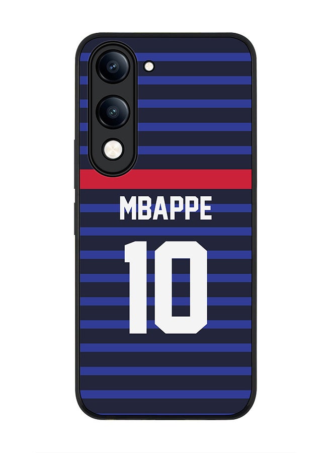 For vivo Y04 / Y29t 5G Case,Slim fit Camera Protection, Shockproof Thin Phone cover  - Football - France,  Mbappe